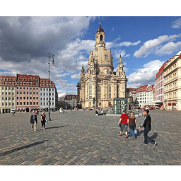 29.08.2011, Neumarkt Dresden mit Frauenkirche
