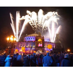 18.01.2008, SemperOpernball, Abschlussfeuerwerk