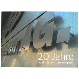 Broschüre 20 Jahre SDV Medien AG, Titel und Fotos im Innenteil