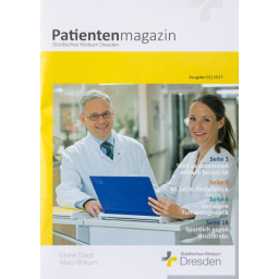 Titel für Patientenmagazin Städtisches Klinikum Dresden