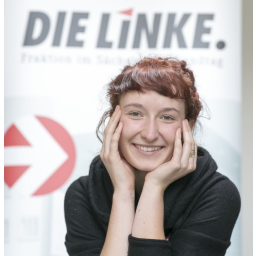 02.10.2014, Sachsens jüngste Landtagsabgeordnete, Anja Klotzbücher (19, Die Linke) 